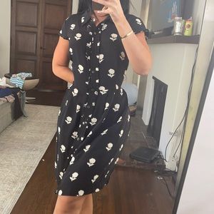 Kate spade black and white dress